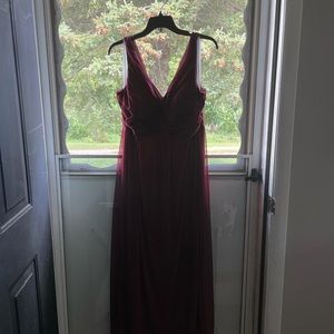 Azazie Cabernet bridesmaid dress